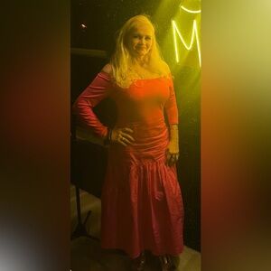 Tuckernuck X Cameran Eubanks Wimberly Camellia pink midi dress NWT